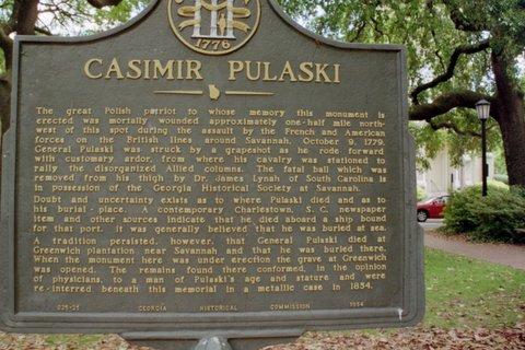 A2. PLAQUE DEVOTED TO CASIMIR PULASKI